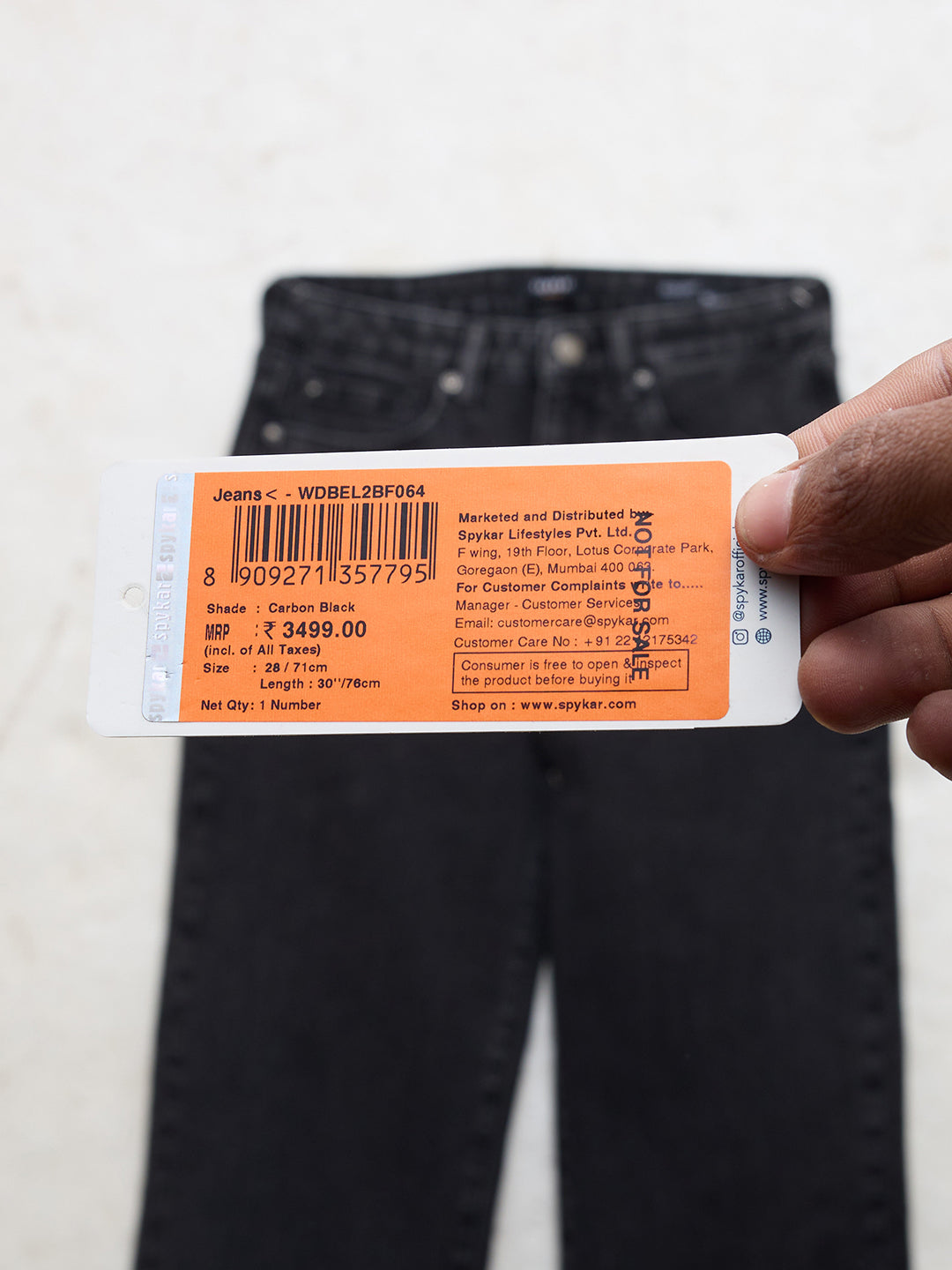 Women Bella Jeans Straight Fit Black High Rise