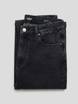 Women Bella Jeans Straight Fit Black High Rise