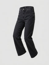 Women Bella Jeans Straight Fit Black High Rise