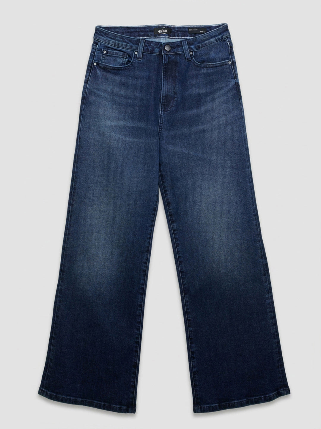 Women Bella Jeans Straight Fit Dark Blue High Rise