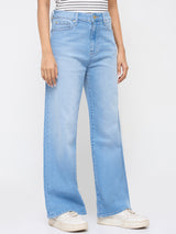 Women Bella-Wide Jeans Wide Leg Light Blue High Rise