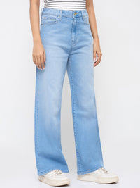 Women Bella-Wide Jeans Wide Leg Light Blue High Rise