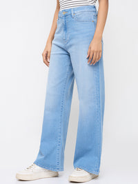 Women Bella-Wide Jeans Wide Leg Light Blue High Rise