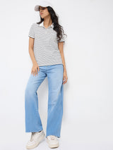 Women Bella-Wide Jeans Wide Leg Light Blue High Rise