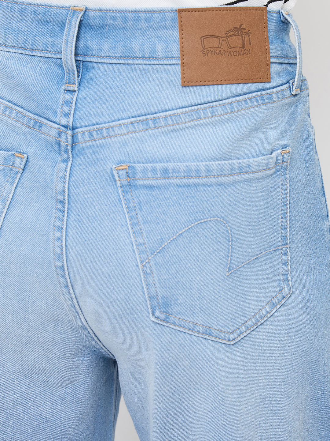 Women Bella-Wide Jeans Wide Leg Light Blue High Rise