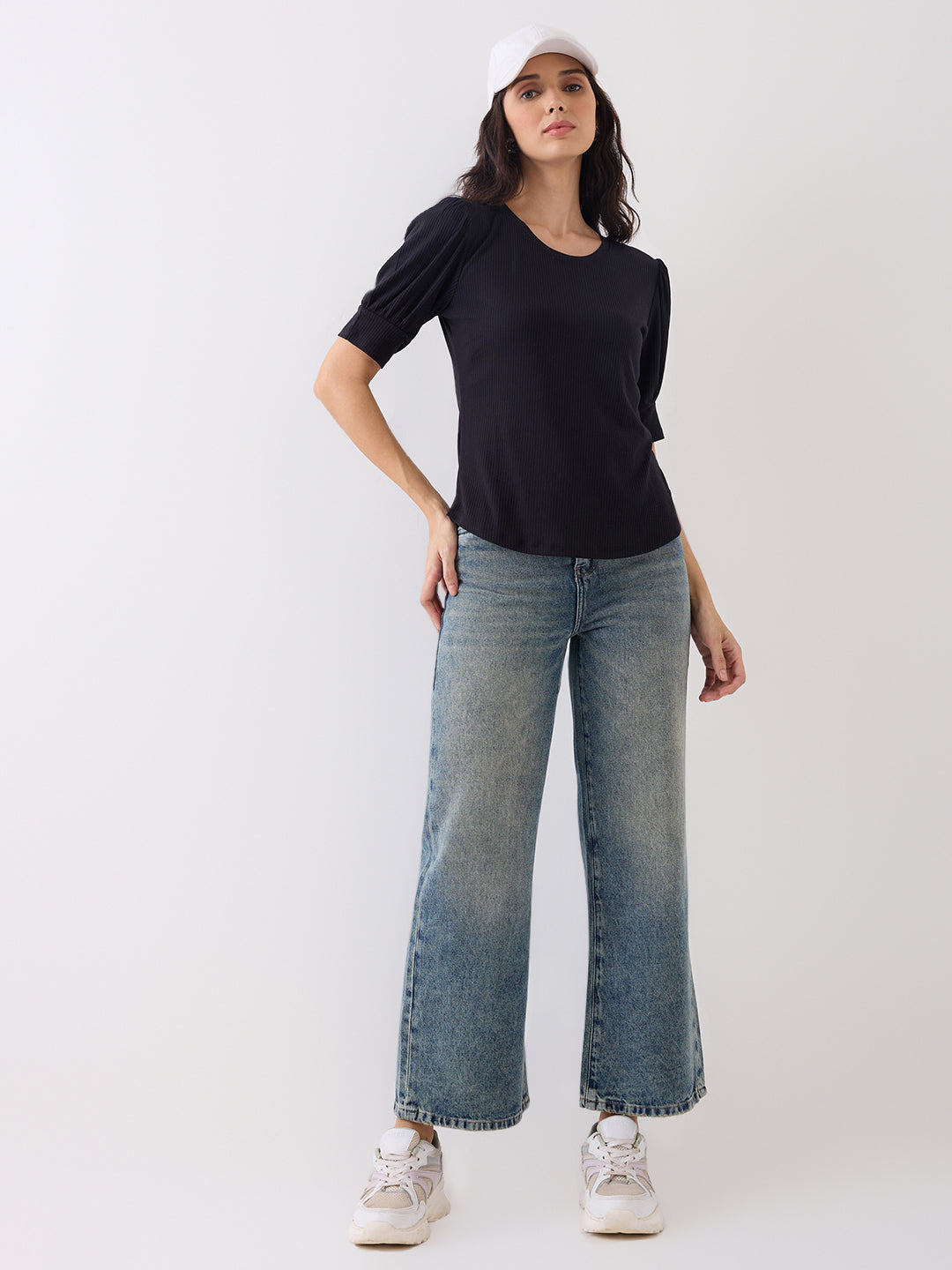 Spykar Blue High Rise Boot Cut Casual Jeans For Women