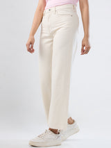 Women Bella-Wide Jeans Wide Leg White High Rise