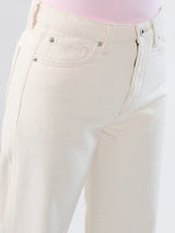 Women Bella-Wide Jeans Wide Leg White High Rise