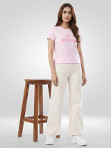Women Bella-Wide Jeans Wide Leg White High Rise