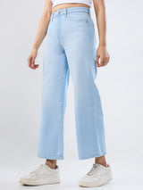 Women Bella-Wide Jeans Wide Leg Ice Blue High Rise