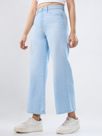 Women Bella-Wide Jeans Wide Leg Ice Blue High Rise