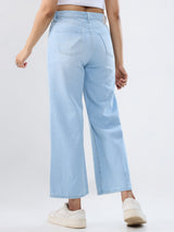 Women Bella-Wide Jeans Wide Leg Ice Blue High Rise