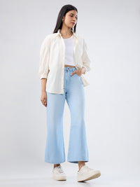Women Bella-Wide Jeans Wide Leg Ice Blue High Rise