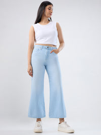 Women Bella-Wide Jeans Wide Leg Ice Blue High Rise