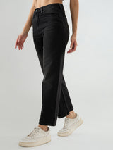 Women Bella-Wide Jeans Wide Leg Black High Rise