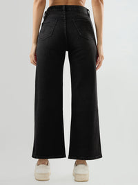 Women Bella-Wide Jeans Wide Leg Black High Rise