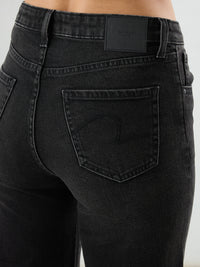 Women Bella-Wide Jeans Wide Leg Black High Rise