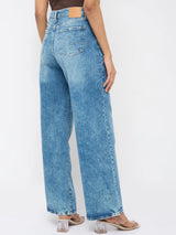 Women Bella-Wide Jeans Wide Leg Blue High Rise