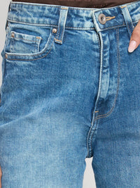Women Bella-Wide Jeans Wide Leg Blue High Rise