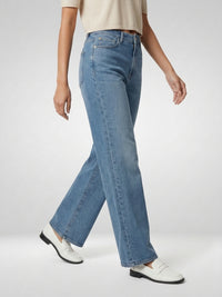 Women Bella-Wide Jeans Wide Leg Light Blue High Rise