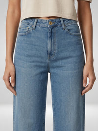 Women Bella-Wide Jeans Wide Leg Light Blue High Rise