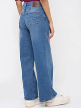 Women Bella-Wide Jeans Wide Leg Vintage Blue High Rise