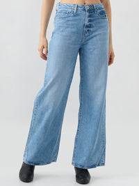 Women Bella-Wide Jeans Wide Leg Blue High Rise
