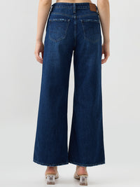 Women Bella-Wide Jeans Wide Leg Blue High Rise