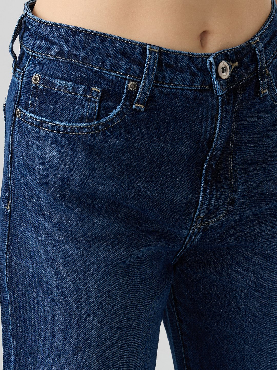 Women Bella-Wide Jeans Wide Leg Blue High Rise