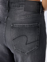 Women Jeans Wide Leg Black High Rise