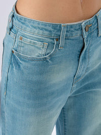 Women Bella-Wide Jeans Wide Leg Blue Mid Rise
