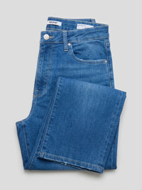 Women Bella-Wide Jeans Wide Leg Mid Blue High Rise
