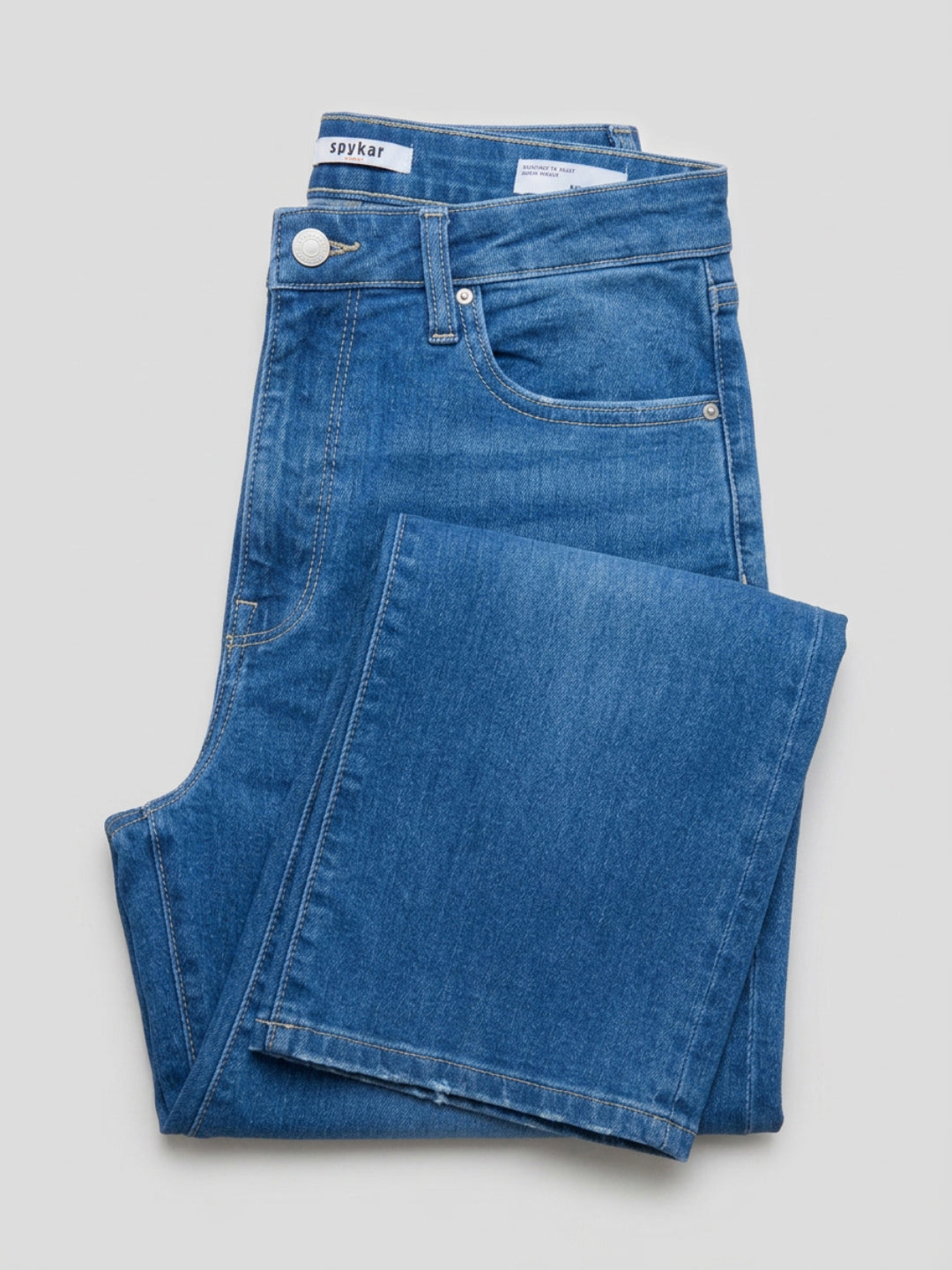 Women Bella-Wide Jeans Wide Leg Mid Blue High Rise
