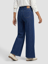 Women Bella-Wide Jeans Wide Leg Dark Blue High Rise