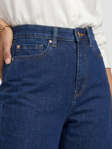 Women Bella-Wide Jeans Wide Leg Dark Blue High Rise