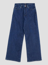 Women Bella-Wide Jeans Wide Leg Dark Blue High Rise