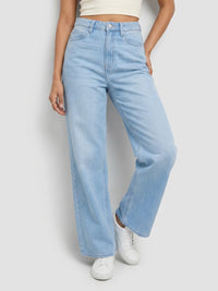 Women Bella-Wide Jeans Wide Leg Light Blue High Rise
