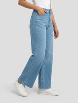 Women Bella-Wide Jeans Wide Leg Vintage Blue High Rise
