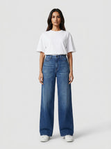 Women Bella-Wide Jeans Wide Leg Vintage Blue High Rise