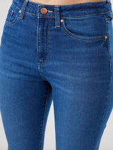 Women Elissa Jeans Boot Cut Fit Vintage Blue High Rise