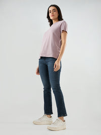 Women Elissa Jeans Boot Cut Fit Grey High Rise