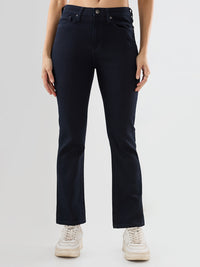 Women Elissa Jeans Boot Cut Fit Blue High Rise