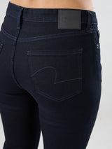 Women Elissa Jeans Boot Cut Fit Blue High Rise