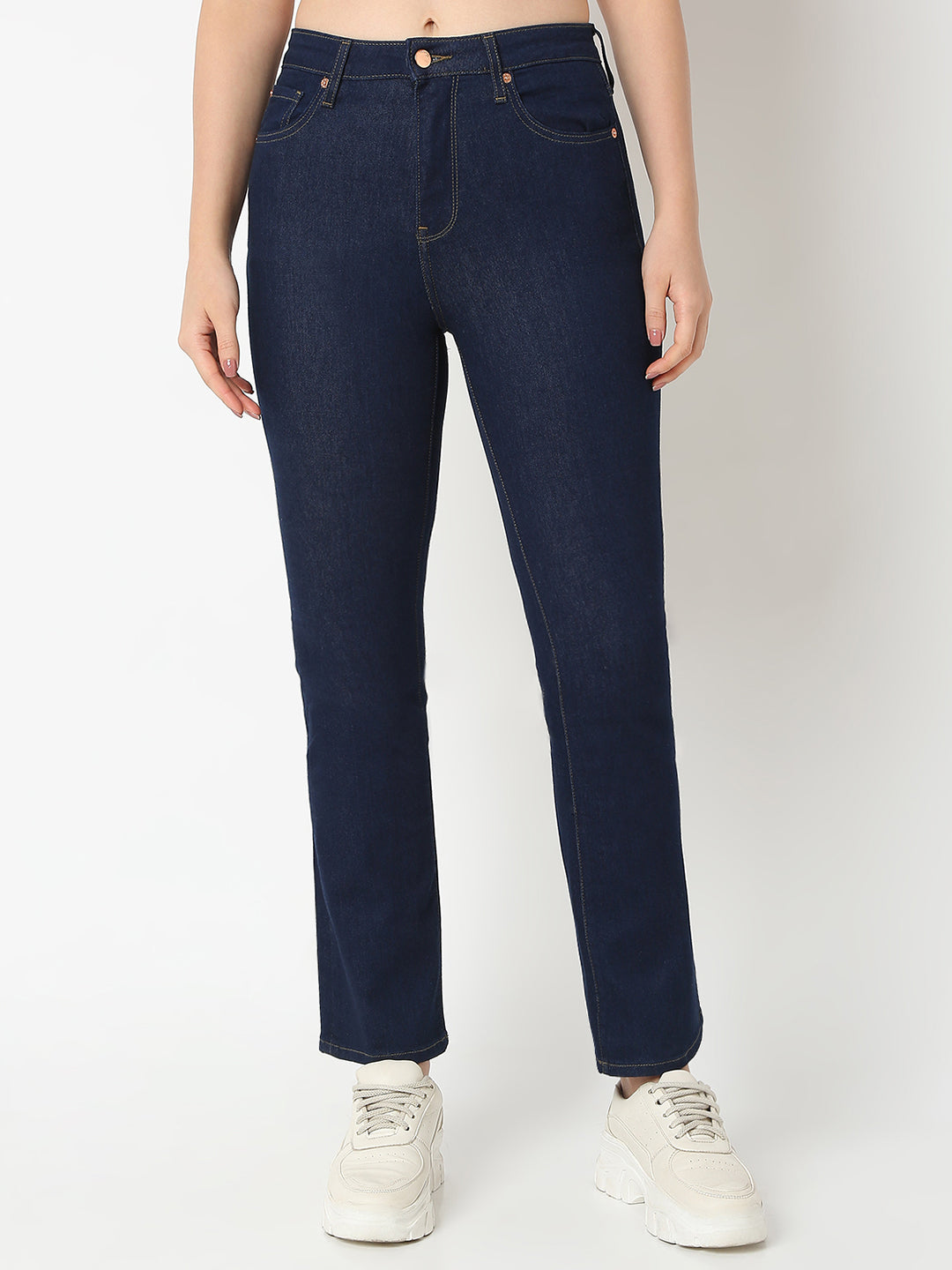 Spykar Boot Cut High Rise Jeans For Women