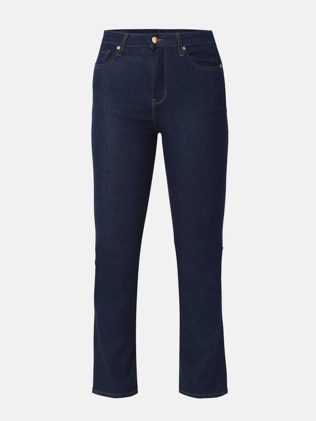 Women Elissa Jeans Boot Cut Fit Blue High Rise