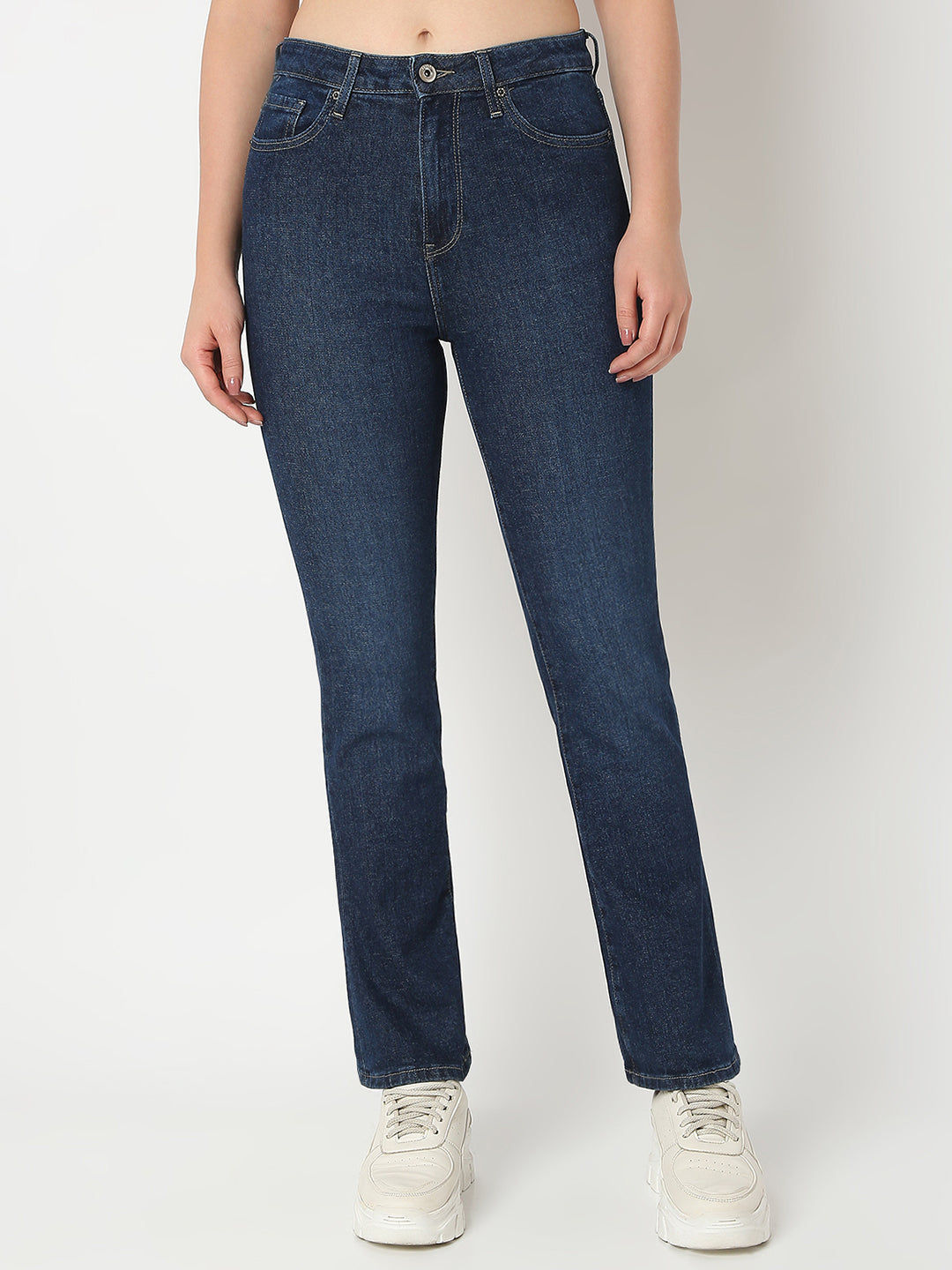 Spykar High Rise Light Fade Jeans For Women