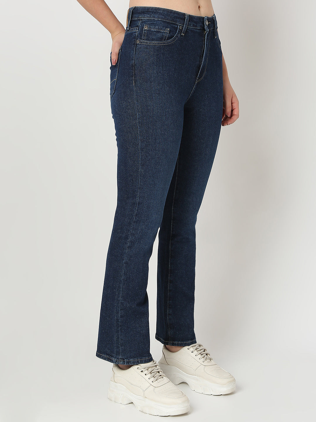 Spykar High Rise Light Fade Jeans For Women