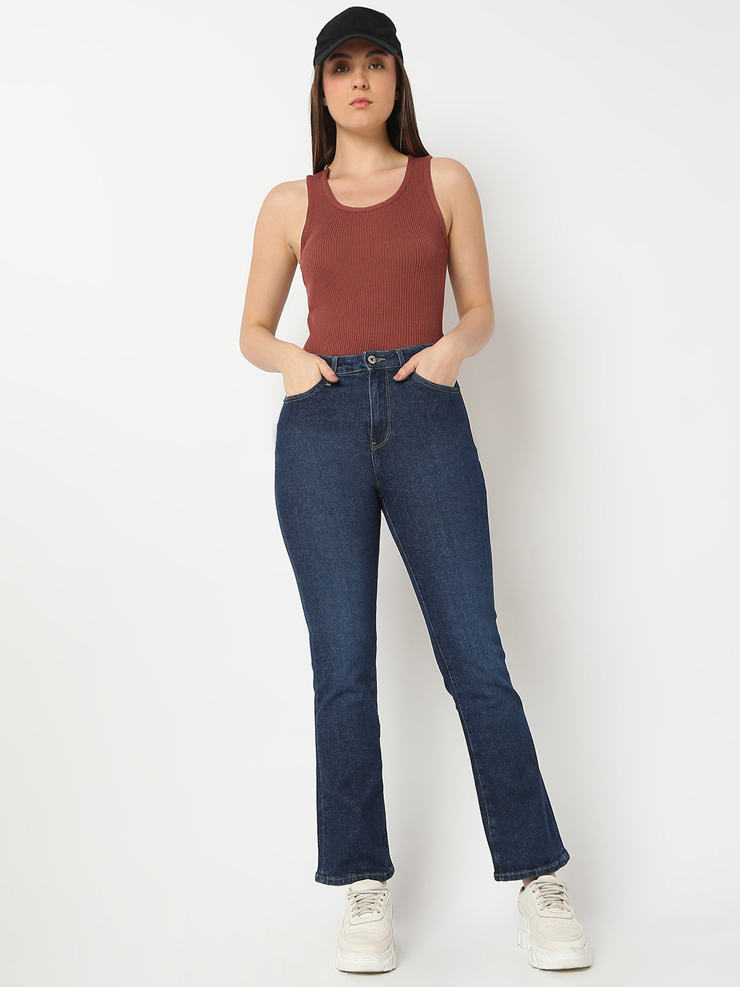 Spykar High Rise Light Fade Jeans For Women