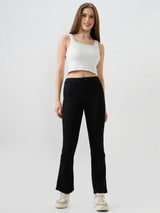Women Elissa Jeans Boot Cut Fit Black High Rise