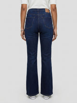 Women Elissa Jeans Boot Cut Fit Dark Blue High Rise